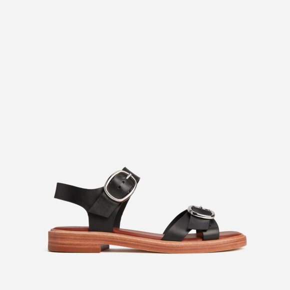 Everlane Twin Buckle Sandal Size 8 Women - Picture 2 of 7